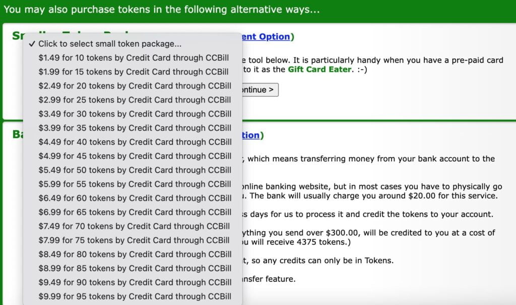 マイフリーカムズのトークン購入可能数