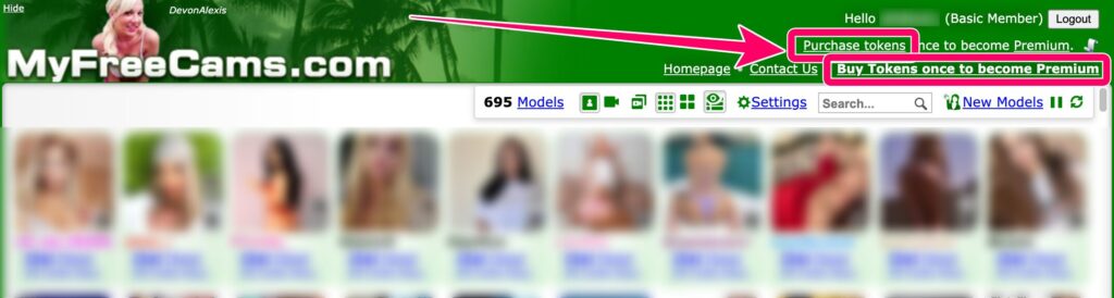 マイフリーカムズのトークン購入方法1