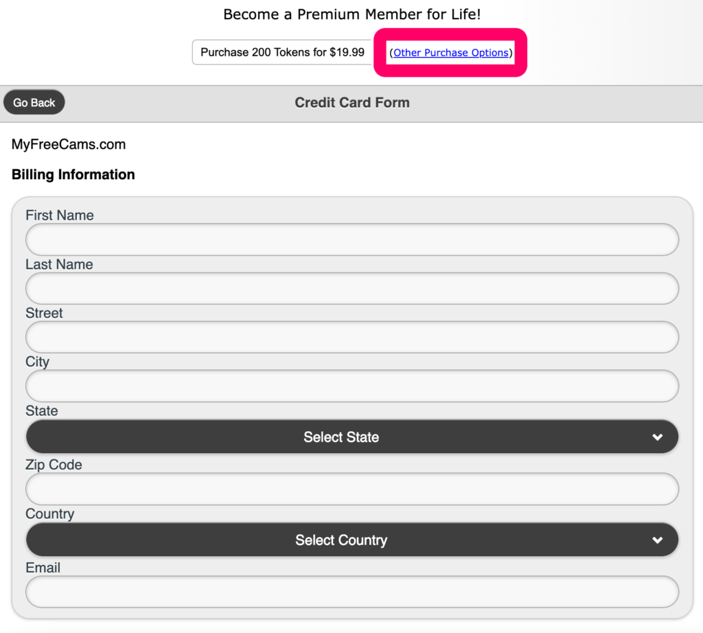 マイフリーカムズのトークン購入方法2